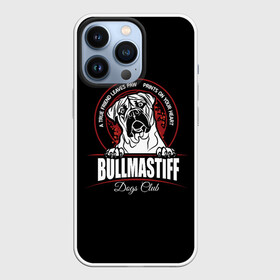 Чехол для iPhone 13 Pro с принтом Бульмастиф (Bullmastiff) в Новосибирске,  |  | Тематика изображения на принте: animal | bulldog | bullmastiff | dog | mastiff | бульдог | бульмастиф | год собаки | друг человека | животное | зверь | кинолог | мастиф | пёс | порода собак | собака бульмастиф | собаковод | сторожевая собака