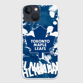 Чехол для iPhone 13 mini с принтом Торонто Мейпл Лифс, Toronto Maple Leafs в Новосибирске,  |  | hockey | maple leafs | nhl | toronto | toronto maple leafs | usa | мейпл лифс | нхл | спорт | сша | торонто | торонто мейпл лифс | хоккей | шайба