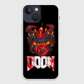 Чехол для iPhone 13 mini с принтом Какодемон | Cacodemon | Doom в Новосибирске,  |  | cacodemon | demons | devil | doom | doom eternal | doom slayer | демон | демоны | дум | какодемон