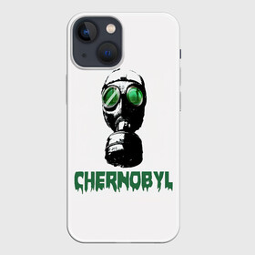 Чехол для iPhone 13 mini с принтом СИЗ chernobylite в Новосибирске,  |  | chernobyl | game | stalker | игра | отчуждения | радиация | сталкер | чаэс | чернобль | чернобыль