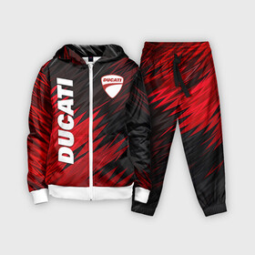 Детский костюм 3D с принтом DUCATI RED STYLE MOTOCYCLE в Новосибирске,  |  | ducati | moto | motocycle | racing | sport | дукати | мото | мотоспорт | мотоцикл | рейсинг | спорт