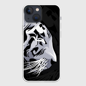 Чехол для iPhone 13 mini с принтом 2022 Год тигра в Новосибирске,  |  | 2022 | amur tiger | beast | fangs | happy new year | merry christmas | new year | predator | snow | stars | stern grin | stern look | winter | year of the tiger | амурский тигр | год тигра | зверь | зима | клыки | новый год | снег | суровый взгл