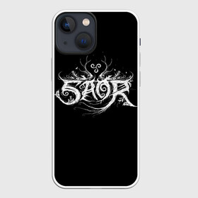 Чехол для iPhone 13 mini с принтом Saor в Новосибирске,  |  | atmospheric black metal | black metal | bm | metal | pagan bm | saor | атмосферный блэк | блэк металл | металл | саор