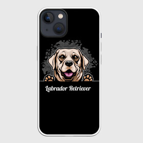 Чехол для iPhone 13 с принтом Лабрадор Ретривер (Labrador Retriever) в Новосибирске,  |  | animal | dog | hunting dog | labrador | labrador retriever | год собаки | друг человека | животное | зверь | кинолог | лабрадор | лабрадор ретривер | охотничья собака | пес | порода собак | ретривер | собака лабрадор