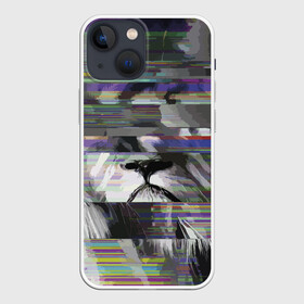 Чехол для iPhone 13 mini с принтом Glitch lion 2020 в Новосибирске,  |  | fashion | glitch | lion | vanguard | авангард | глитч | лев | мода