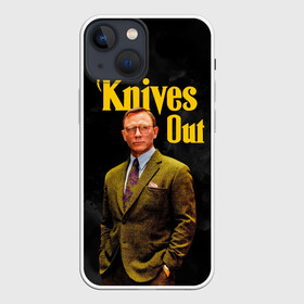 Чехол для iPhone 13 mini с принтом Достать ножи   Knives Out в Новосибирске,  |  | benoit blanc | daniel craig | knives out | rian johnson | бенуа блан | детектив | достать ножи | дэниел крейг | райан джонсон