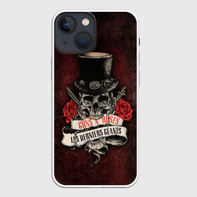 Чехол для iPhone 13 mini с принтом ГЭР Череп в Новосибирске,  |  | alternative | guns n roses | metall | music | rock | альтернатива | ганс энд росес | металл | музыка | пушки и розы | рок