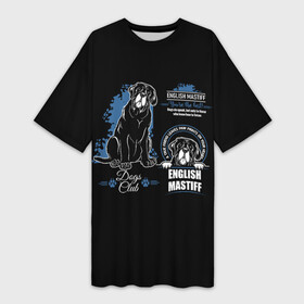 Платье-футболка 3D с принтом Английский Мастиф (English Mastiff) в Новосибирске,  |  | animal | cane corso | dog | english mastiff | mastiff | английский мастиф | год собаки | дог | друг человека | животное | зверь | кане корсо | кинолог | мастиф | пёс | порода собак | собака мастиф | собаковод | четвероногий