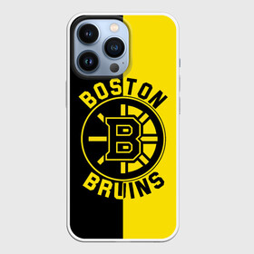 Чехол для iPhone 13 Pro с принтом Boston Bruins, Бостон Брюинз в Новосибирске,  |  | boston | boston bruins | bruins | hockey | nhl | usa | бостон | бостон брюинз | нхл | спорт | сша | хоккей | шайба