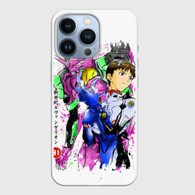 Чехол для iPhone 13 Pro с принтом Евангелион: EVA 01 в Новосибирске,  |  | anime | eva 01 | neon genesis evangelion | nerv | ева 01 | евангелион | мангa | меха | робот | синдзи икарианиме