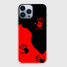 Чехол для iPhone 13 Pro Max с принтом WE KNOW RED LOGO в Новосибирске,  |  | dovahkiin | dragon | dragonborn | fus ro dah | oblivion | rpg | skyrim | tes | tes 5 | tes skyrim | tes v | the elder scrolls | the elder scrolls skyrim | we know | докавин | дракон | мы знаем | обливион | рпг | скайрим | фус ро дах