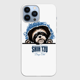 Чехол для iPhone 13 Pro Max с принтом Ши Тцу (Shih Tzu) в Новосибирске,  |  | animal | dog | год собаки | друг человека | животное | зверь | кинолог | красавица | милашка | пёс | пёсик | порода собак | собака | собака лев | собака ши тцу | собаковод | собачка хризантема | четвероногий