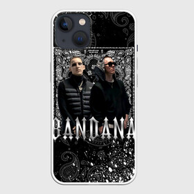 Чехол для iPhone 13 с принтом BANDANA 1 в Новосибирске,  |  | bandana | bbt | big baby tape | kizaru | rap | trap | бандана | ббт | биг бейби тейп | кизару | реп | треп