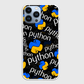 Чехол для iPhone 13 Pro Max с принтом PYTHON   ПАЙТОН   ПИТОН   УЗОР в Новосибирске,  |  | Тематика изображения на принте: big data | hacker | it | pattern | python | snake | айти | база данных | взлом | змея | искусственный интелект | кодер | нейросети | пайтон | питон | прогер | программирование | программист | разработчик | узор | хакер