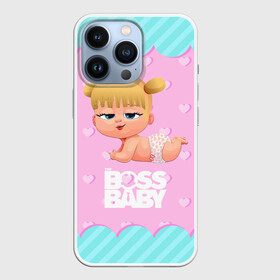 Чехол для iPhone 13 Pro с принтом Baby boss girl в Новосибирске,  |  | Тематика изображения на принте: baby | boss | boss baby | босс | босс молокосос | маленький босс | малыш | мальчик | молокосос | ребенок