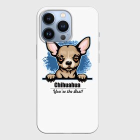 Чехол для iPhone 13 Pro с принтом Собачка Чихуахуа в Новосибирске,  |  | animal | chihuahua | dog | год собаки | друг человека | животное | зверь | карликовая собачка | карманная собачка | кинолог | маленькая собака | пёс | пёсик | собака чихуахуа | собаковод | четвероногий