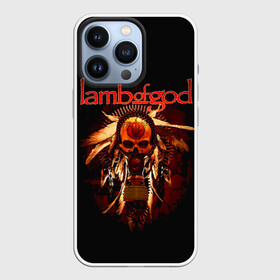 Чехол для iPhone 13 Pro с принтом Череп в противогазе LOG в Новосибирске,  |  | alternative | lamb of god | log | metall | music | rock | альтернатива | ламб оф гад | ламб оф год | металл | музыка | рок