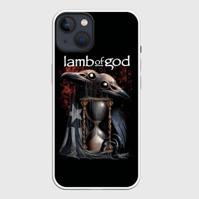 Чехол для iPhone 13 с принтом Время уходит LOG в Новосибирске,  |  | alternative | lamb of god | log | metall | music | rock | альтернатива | ламб оф гад | ламб оф год | металл | музыка | рок