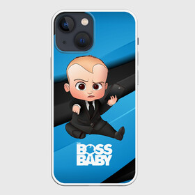 Чехол для iPhone 13 mini с принтом Босс решает вопросы в Новосибирске,  |  | baby | boss | boss baby | босс | босс молокосос | маленький босс | малыш | мальчик | молокосос | ребенок