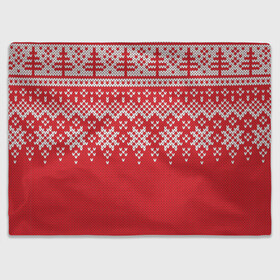 Плед 3D с принтом Knitted Pattern в Новосибирске, 100% полиэстер | закругленные углы, все края обработаны. Ткань не мнется и не растягивается | background | christmas | holiday | knitted | knitted pattern | pattern | snow | trees | winter | вязаный | вязаный узор | елки | зима | праздник | рождество | снег | узор | фон