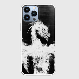 Чехол для iPhone 13 Pro Max с принтом SMOKE DRAGON INVERSE JAPAN в Новосибирске,  |  | Тематика изображения на принте: china | dragon | japan | neon | smoke | smoke dragon | texture | драконы | дым | китай | мифология | неон | неоновые драконы | текстура | япония