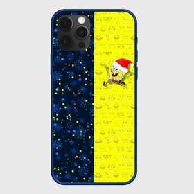 Чехол для iPhone 12 Pro Max с принтом Новогодний Губка Боб в Новосибирске, Силикон |  | christmas | santa | sponge bob | spongebob | губка боб | дед мороз | зима | квадратные штаны | мультфильм | новый год | рождество | санта | сквэр пэнтс | снег | снежинка | спанч боб