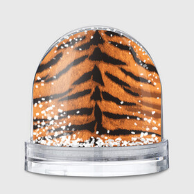 Игрушка Снежный шар с принтом ТИГРИНАЯ ШКУРА в Новосибирске, Пластик | Изображение внутри шара печатается на глянцевой фотобумаге с двух сторон | 2022 | christmas | merry | new | tiger | year | год | животные | новый | рождество | текструа | тигр | тигра | тигриная | тигровая | шерсть