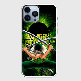 Чехол для iPhone 13 Pro Max с принтом Зоро Ророноа с катанами Ван пис в Новосибирске,  |  | one piece | zoro roronoa | ван пис | ванпис | зоро | зоро ророноа | мечник | пират