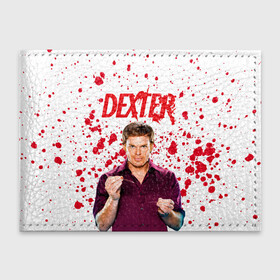 Обложка для студенческого билета с принтом Декстер   Dexter в Новосибирске, натуральная кожа | Размер: 11*8 см; Печать на всей внешней стороне | dexter | декстер | декстер морган | дремлющий демон декстера | майкл си холл | сериал декстер