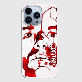 Чехол для iPhone 13 Pro с принтом Декстер, портрет кровью в Новосибирске,  |  | dexter | декстер | декстер морган | кровавый | кровь | маниак | мясник из бейхарбор | потёки | правосудие декстера | пятна крови | сериалы