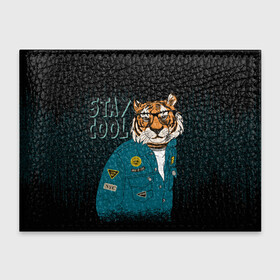 Обложка для студенческого билета с принтом Крутой фурри тигр в Новосибирске, натуральная кожа | Размер: 11*8 см; Печать на всей внешней стороне | Тематика изображения на принте: furry | tiger | восточный тигр | год тигра | кошка | тигр | тигренок | фурри | хищник