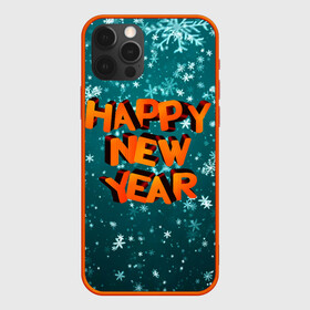 Чехол для iPhone 12 Pro с принтом HAPPY NEW YEAR 2022 | С НОВЫМ ГОДОМ в Новосибирске, силикон | область печати: задняя сторона чехла, без боковых панелей | Тематика изображения на принте: 2022 | c | christmas | happy | ice | new | snow | snowflake | year | годом | лед | ледяной | новый | новым | рождество | снег | снежинка