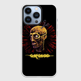 Чехол для iPhone 13 Pro с принтом Carcass, Necroticism в Новосибирске,  |  | death metal | grindcore | heartwork | necroticism | reek of putrefaction | surgical steel | swansong | symphonies of sickness | torn arteries | группы | метал | музыка | рок