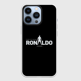 Чехол для iPhone 13 Pro с принтом Cristiano Ronaldo Black Theme в Новосибирске,  |  | cr7 | cristiano ronaldo | англия | апл | кригтиану | криштиану ронадлу | манчестер юнайтед | мю | премьер лига | роналду | футбол