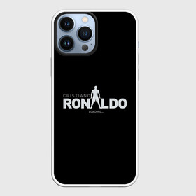 Чехол для iPhone 13 Pro Max с принтом Cristiano Ronaldo Black Theme в Новосибирске,  |  | cr7 | cristiano ronaldo | англия | апл | кригтиану | криштиану ронадлу | манчестер юнайтед | мю | премьер лига | роналду | футбол
