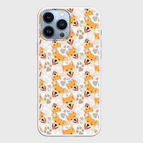 Чехол для iPhone 13 Pro Max с принтом Собака Сиба Ину в Новосибирске,  |  | animal | dog | hunting dog | shiba inu | shiba ken | spitz | год собаки | друг человека | животное | кинолог | охотничья собака | пёс | сиба ину | сиба кэн | собака сиба ину | собаковод | четвероногий | шиба ину | шпиц