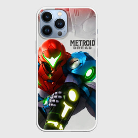 Чехол для iPhone 13 Pro Max с принтом METROID DREAD   МЕТРОИД ДРЕД в Новосибирске,  |  | Тематика изображения на принте: action | metroid | metroid dread | samus aran | zdr | метроид дред | мэторойдо дореддо | робот emmi | самус аран