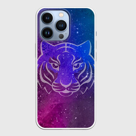 Чехол для iPhone 13 Pro с принтом Космический тигр COSMO в Новосибирске,  |  | tiger | восточный тигр | год тигра | космический | космос | кошка | тигр | тигренок | хищник