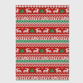 Скетчбук с принтом Deer Christmas Pattern в Новосибирске, 100% бумага
 | 48 листов, плотность листов — 100 г/м2, плотность картонной обложки — 250 г/м2. Листы скреплены сверху удобной пружинной спиралью | Тематика изображения на принте: background | christmas | christmas pattern | deer | herringbone | holiday | knitted pattern | new year | pattern | texture | tree | вязаный узор | елка | елочка | новогодний узор | новый год | олени | паттерн | праздник | рождество | текстура | узор | фон