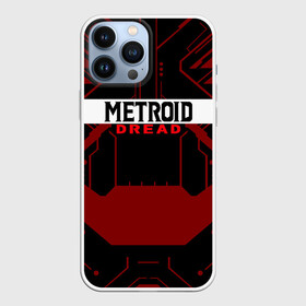 Чехол для iPhone 13 Pro Max с принтом Metroid Dread | Black Red Logo в Новосибирске,  |  | game | logo | mercurysteam | metroid dread | metroid fusion | игра | компьютерная игра | лого | логотип | метроид дреад | мэтройдо дореддо | эмблема