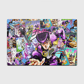 Головоломка Пазл магнитный 126 элементов с принтом JoJos Bizarre Adventure: Josuke в Новосибирске, полимерный материал с магнитным слоем | 126 деталей, размер изделия —  180*270 мм | anime | crazy diamond | jojo | jojo bizarre adventure | jojos bizarre adventure | josuke higashikata | аниме | джоджо | джоске | джосуке | манга