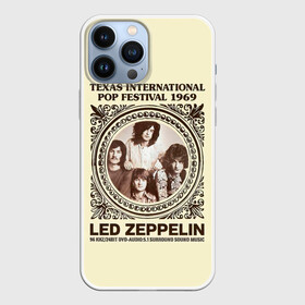 Чехол для iPhone 13 Pro Max с принтом Led Zeppelin   Texas International Pop Festival 1969 в Новосибирске,  |  | led | led zep | led zeppelin | ledzep | lz | zoso | альбом | джимми пейдж | джон генри бонэм | джон пол джонс | зосо | лед зепелен | лед зеппелин | ледзепелен | ледзеппелин | роберт плант | рок группа