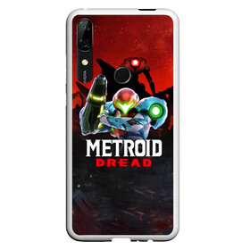 Чехол для Honor P Smart Z с принтом Metroid Dread Самус Аран в Новосибирске, Силикон | Область печати: задняя сторона чехла, без боковых панелей | aran | dread | mercurysteam | metroid | nintendo | samus | samus aran | самус аран