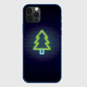 Чехол для iPhone 12 Pro Max с принтом неоновая елка с новым годом в Новосибирске, Силикон |  | happy new year | neon | елка | неон | фон стены