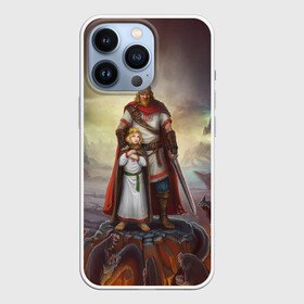 Чехол для iPhone 13 Pro с принтом Славянский Воин Защитник в Новосибирске,  |  | богатырь | воин | защитник | меч | патриот | предки | родина | россия | русский | русь | сильный | славяне