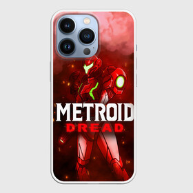 Чехол для iPhone 13 Pro с принтом Red Smoke | Metroid Dread в Новосибирске,  |  | Тематика изображения на принте: game | logo | mercurysteam | metroid dread | metroid fusion | red smoke | игра | компьютерная игра | лого | логотип | метроид дреад | мэтройдо дореддо | эмблема