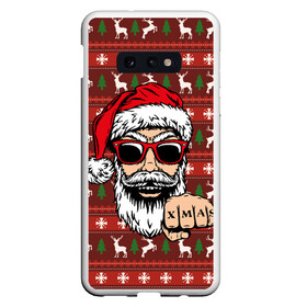 Чехол для Samsung S10E с принтом Bad Santa Плохой Санта в Новосибирске, Силикон | Область печати: задняя сторона чехла, без боковых панелей | 2022 | год тигра | новый год | новый год 2022 | символ года | тигр | тигренок | тигрица | тигры