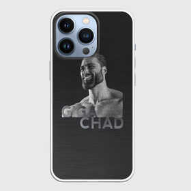 Чехол для iPhone 13 Pro с принтом Giga Chad в Новосибирске,  |  | chad | gachi | giga | giga chad | gigachad | man | mem | meme | гачи | гига чад | гигачад | мем | мужик | мужчина | мускулы | мышцы | подбородок