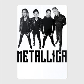 Магнитный плакат 2Х3 с принтом Metallica - cool guys! в Новосибирске, Полимерный материал с магнитным слоем | 6 деталей размером 9*9 см | Тематика изображения на принте: group | hard rock | legend | los angeles | metallica | thrash metal | usa | группа | легенда | лос   анджелес | металлика | сша | трэш метал | тяжёлый рок