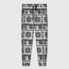 Женские брюки 3D с принтом Squirrel Pattern в Новосибирске, полиэстер 100% | прямой крой, два кармана без застежек по бокам, с мягкой трикотажной резинкой на поясе и по низу штанин. В поясе для дополнительного комфорта — широкие завязки | background | christmas | hearts | holiday | knitted pattern | new year | pattern | snowflakes | squirrel | texture | белка | вязаный узор | новый год | паттерн | праздник | рождество | сердечки | снежинки | текстура | узор | фон